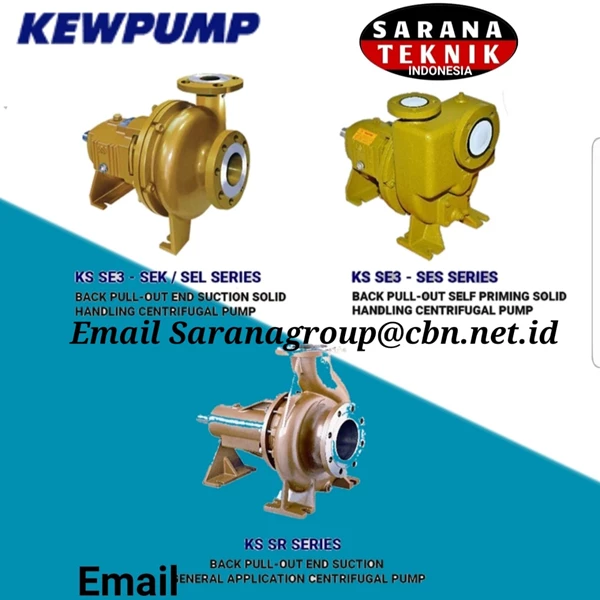 Pompa Sentrifugal Kewpump SEL/SES/KS SR Series - Sarana Teknik