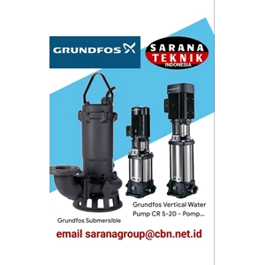 GRUNDFOS Submersible Pump  Sarana Teknik  POMPA GRUNDFOS Submersible Pump